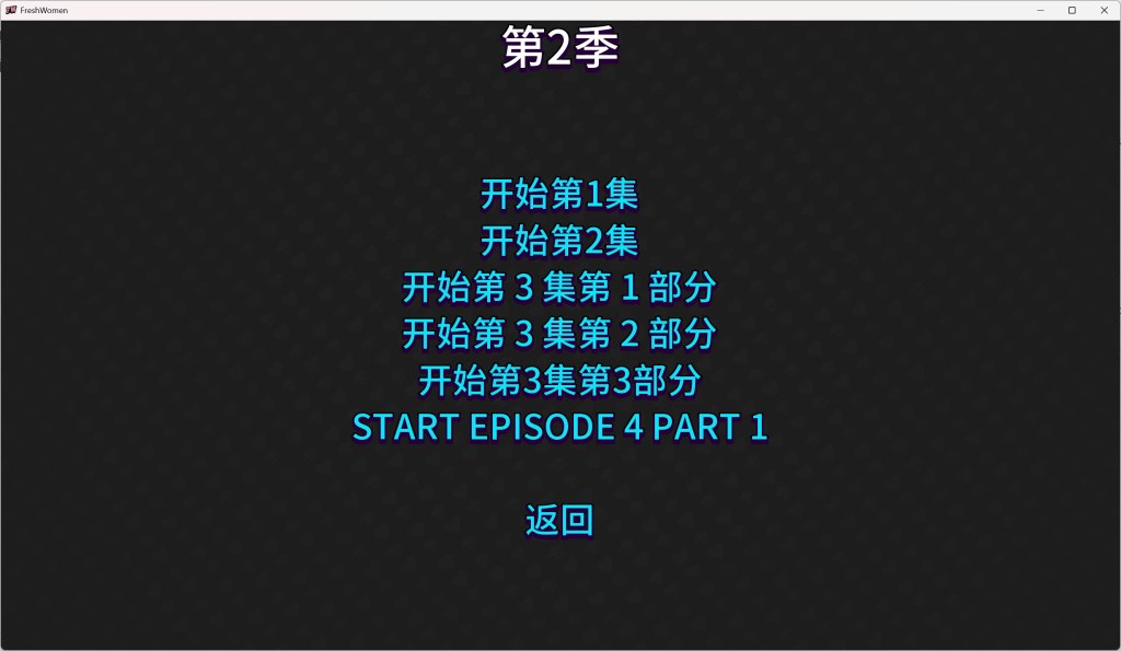 《新生也疯狂/FreshWomen》第二季第四章重磅更新：安卓+PC双端官方中文版上线图片-3