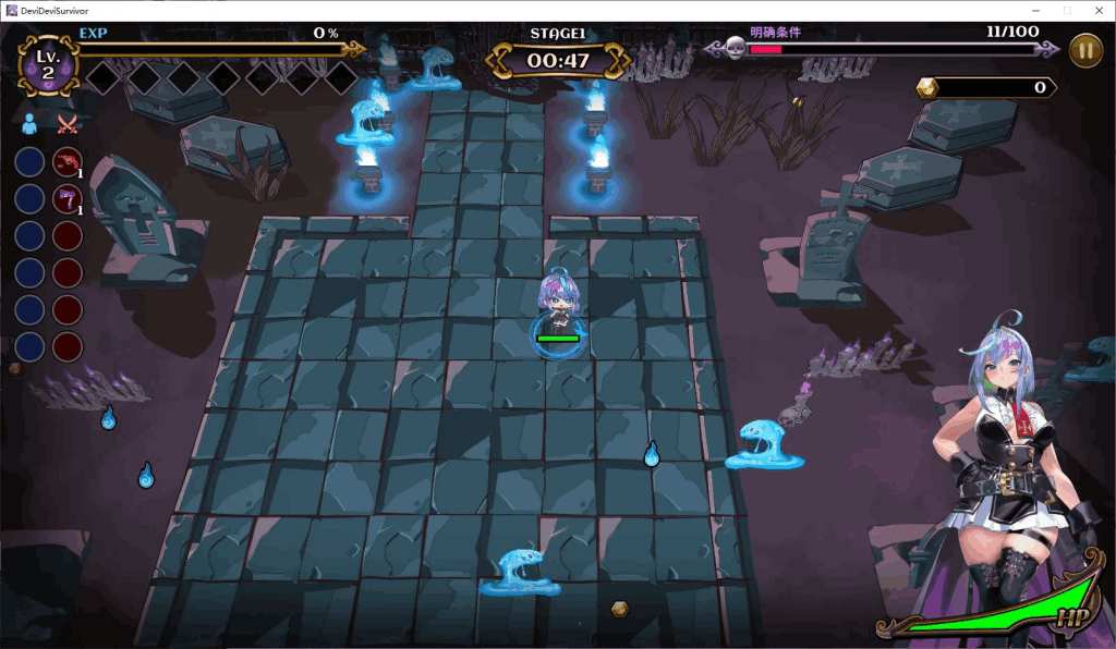 《恶魔幸存者DeviDevi Survivor》PC中文正式版：融合肉鸽与日式ARPG的硬核之作（1.6G/动态战斗）