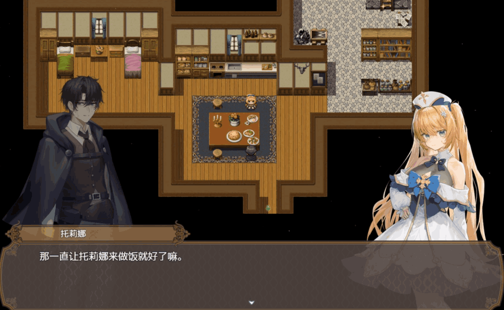 《影色渐染~阿斯林顿的妹神官》v0.43汉化版：动态互动RPG佳作图片-2