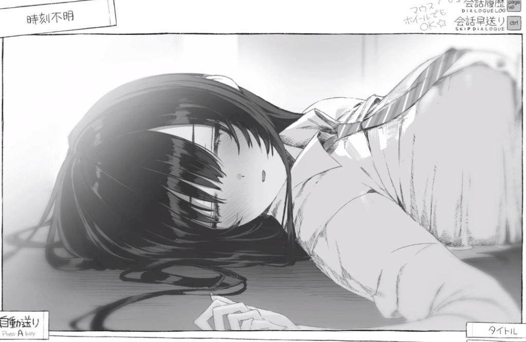 《七日物语：青春邂逅》SLG中文PC版｜黑白风格校园生活模拟｜Ver1.01汉化更新版图片-1