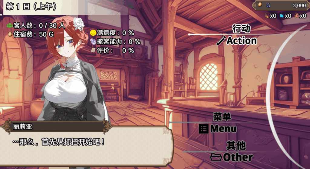 安卓模拟器+PC平台精品RPG《女冒险者聚集的旅馆》官方中文步兵版完整指南（1.3G）图片-3