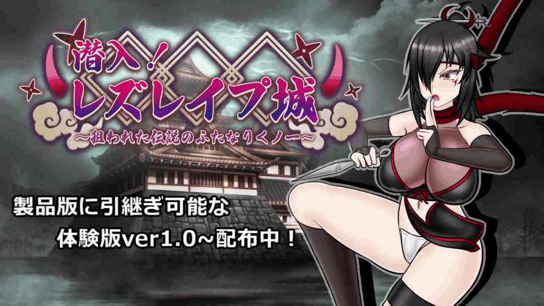 《潜入! レズレ○プ城!》v1.06 AI汉化版：策略潜入忍者RPG（PC平台）