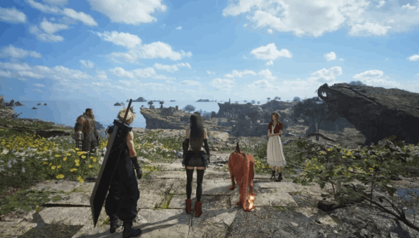 最终幻想7：重生战斗画面