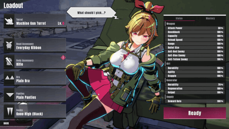 御炮少女 STEAM 官方中文版 | NANAIRO ENTERPRISE 开发爆衣塔防 SLG | 全动态中文内容 | 适配 PC 平台 700M 新作图片-1