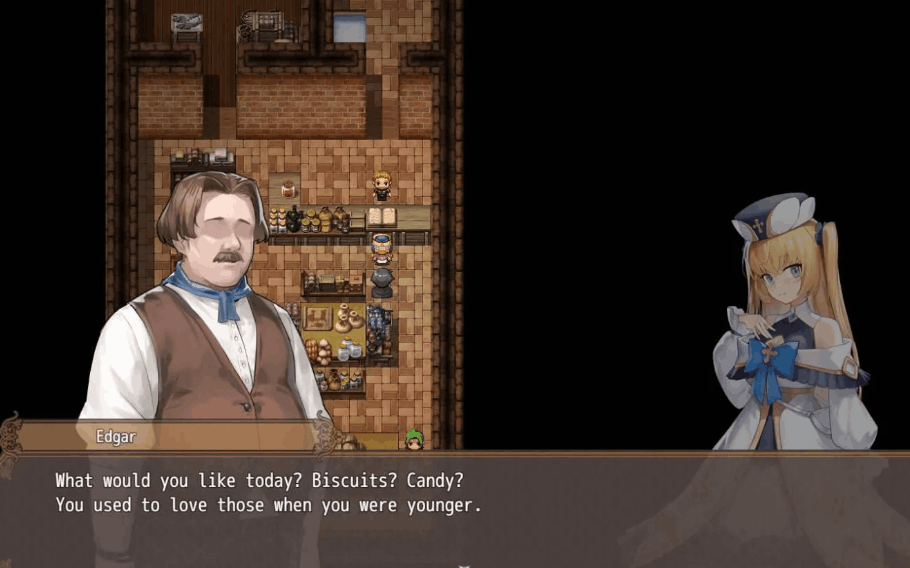 《影色渐染~阿斯林顿的妹神官~ Ver0.6官方中文版截图3 角色互动画面